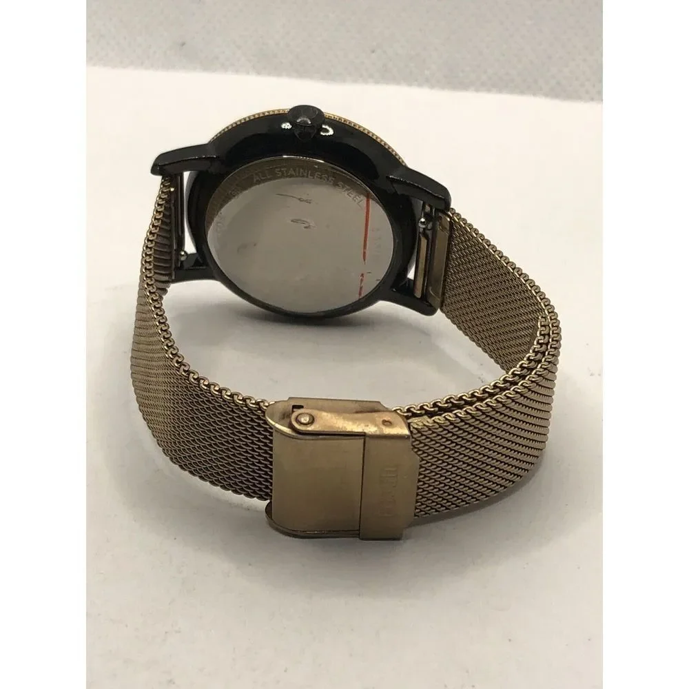 Fossil ES4467 Women's Stainless Steel Analog Black Dial Quartz Wrist Watch OP493